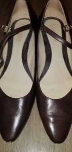 Ralph Lauren Brown Kitten Heels